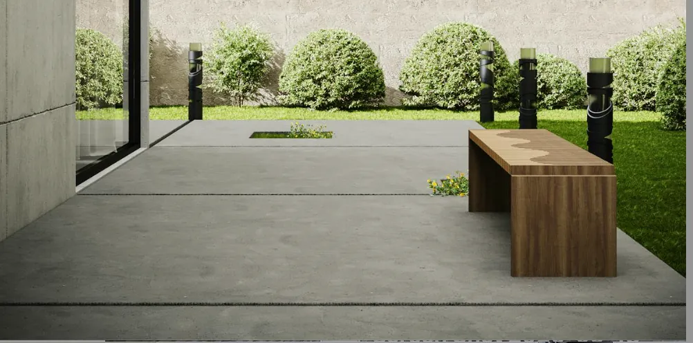 Finished residential concrete slab in Renton WA